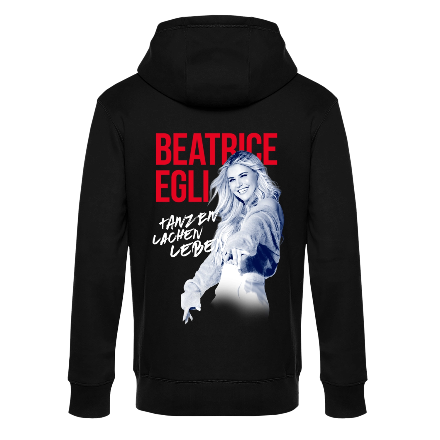 Hoodie  „Die Tournee 2026 – TANZEN LACHEN LEBEN“ in Schwarz
