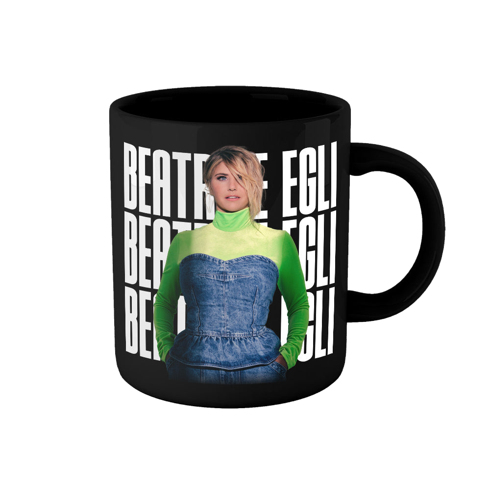 Tasse Leise - Schwarz