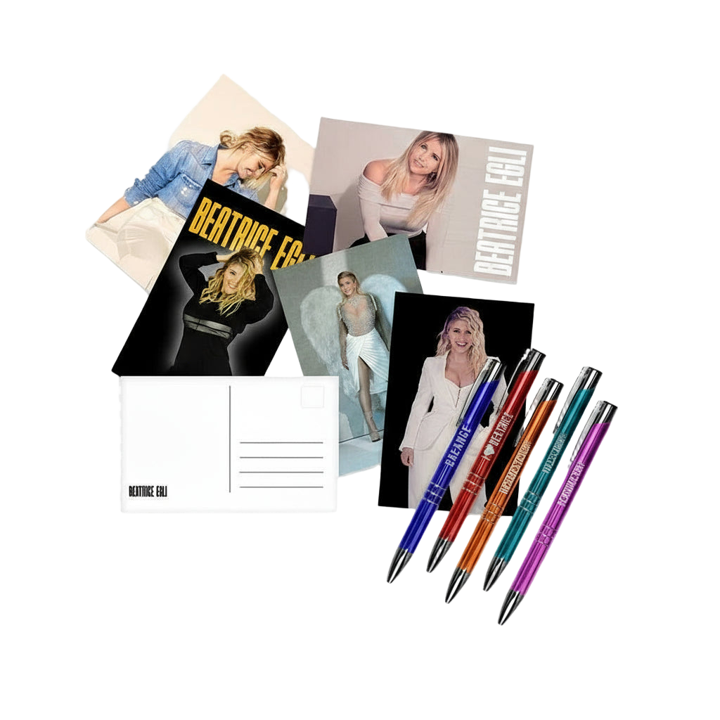 Postkarten / Kugelschreiber - Set