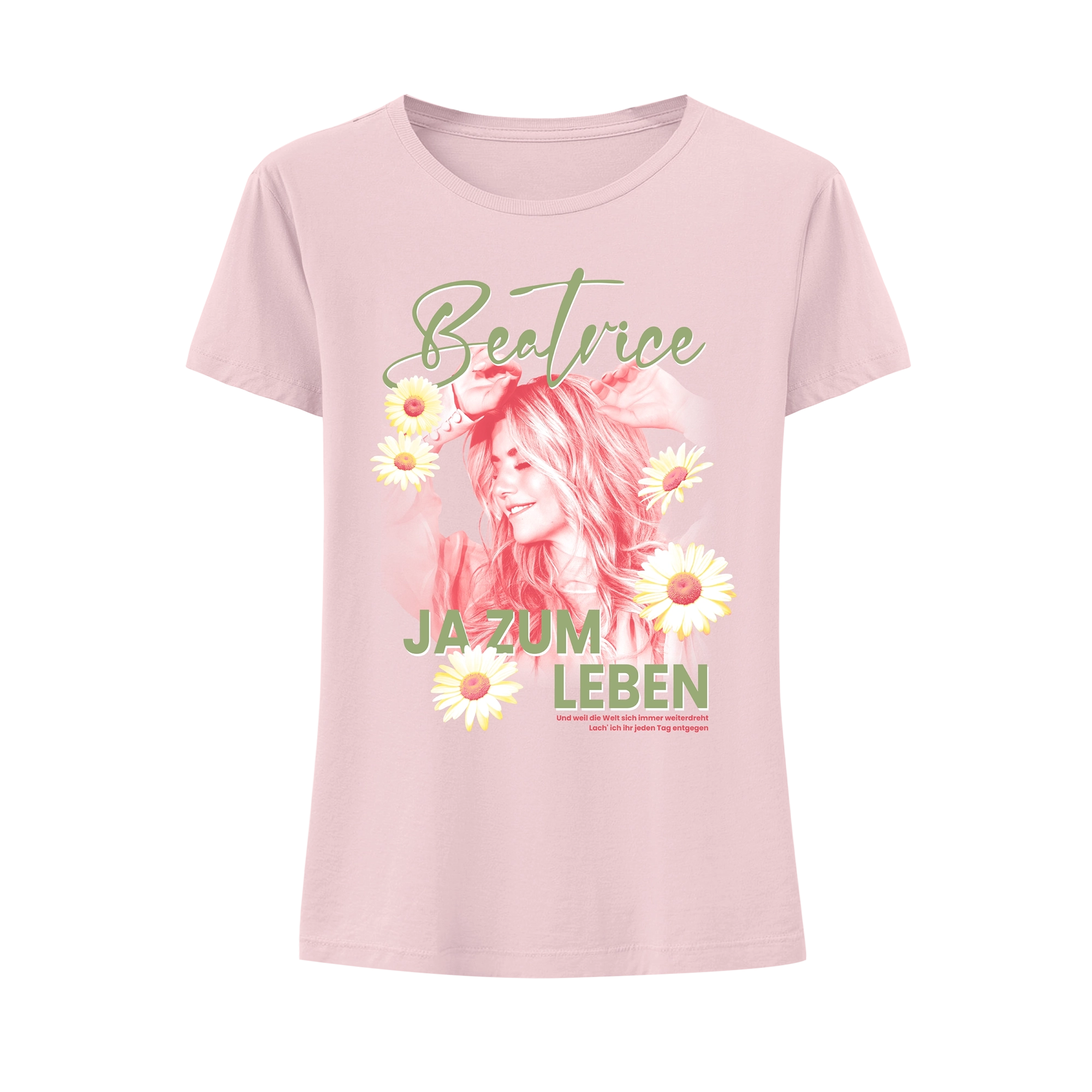 Damen-Shirt "Ja zum Leben" Orchid Pink