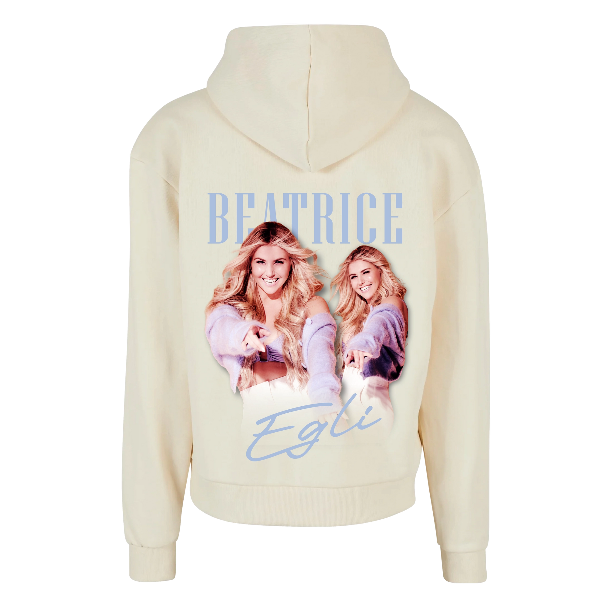 Hoodie "Collage I" Sand