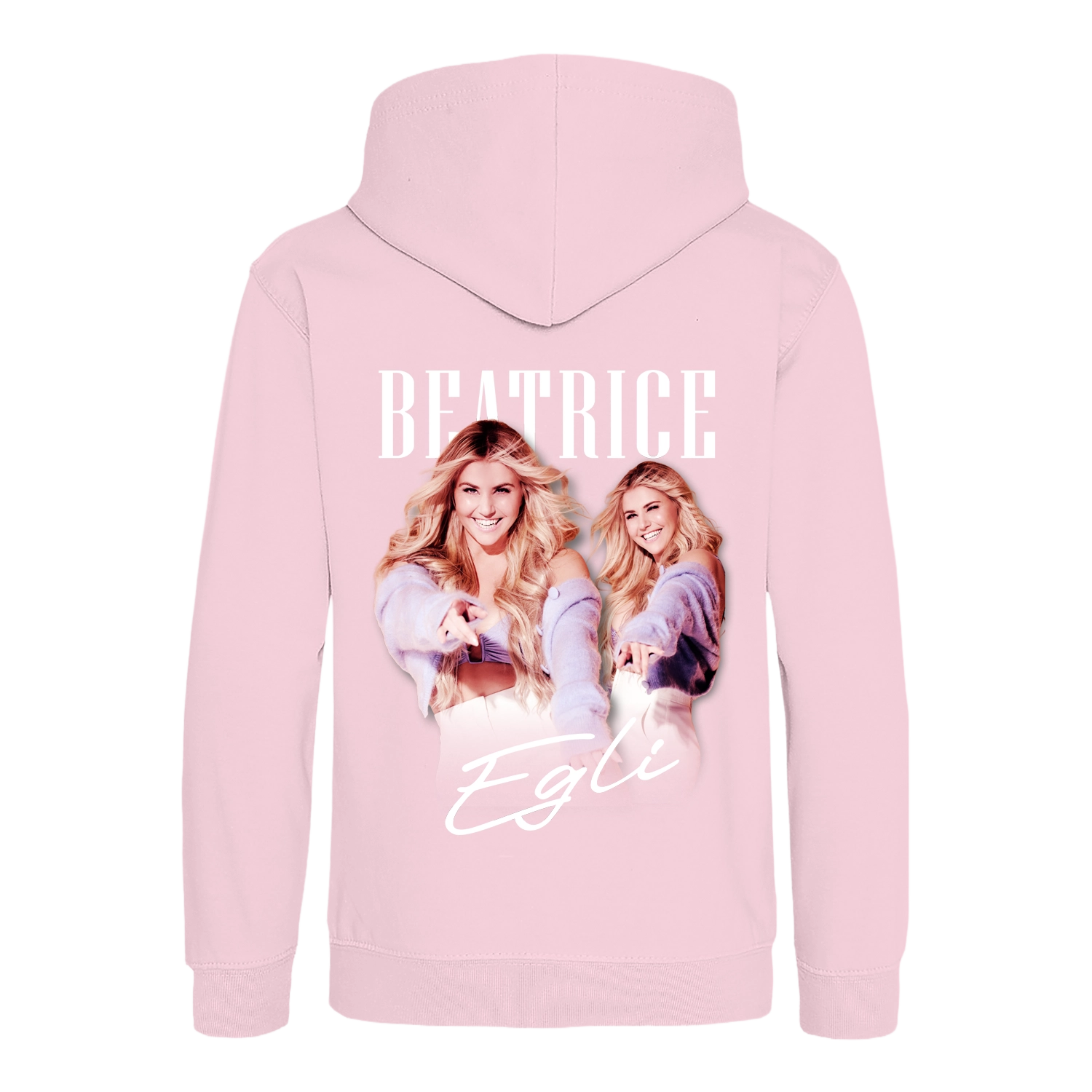 Kids Hoodie "Collage I" Light Pink