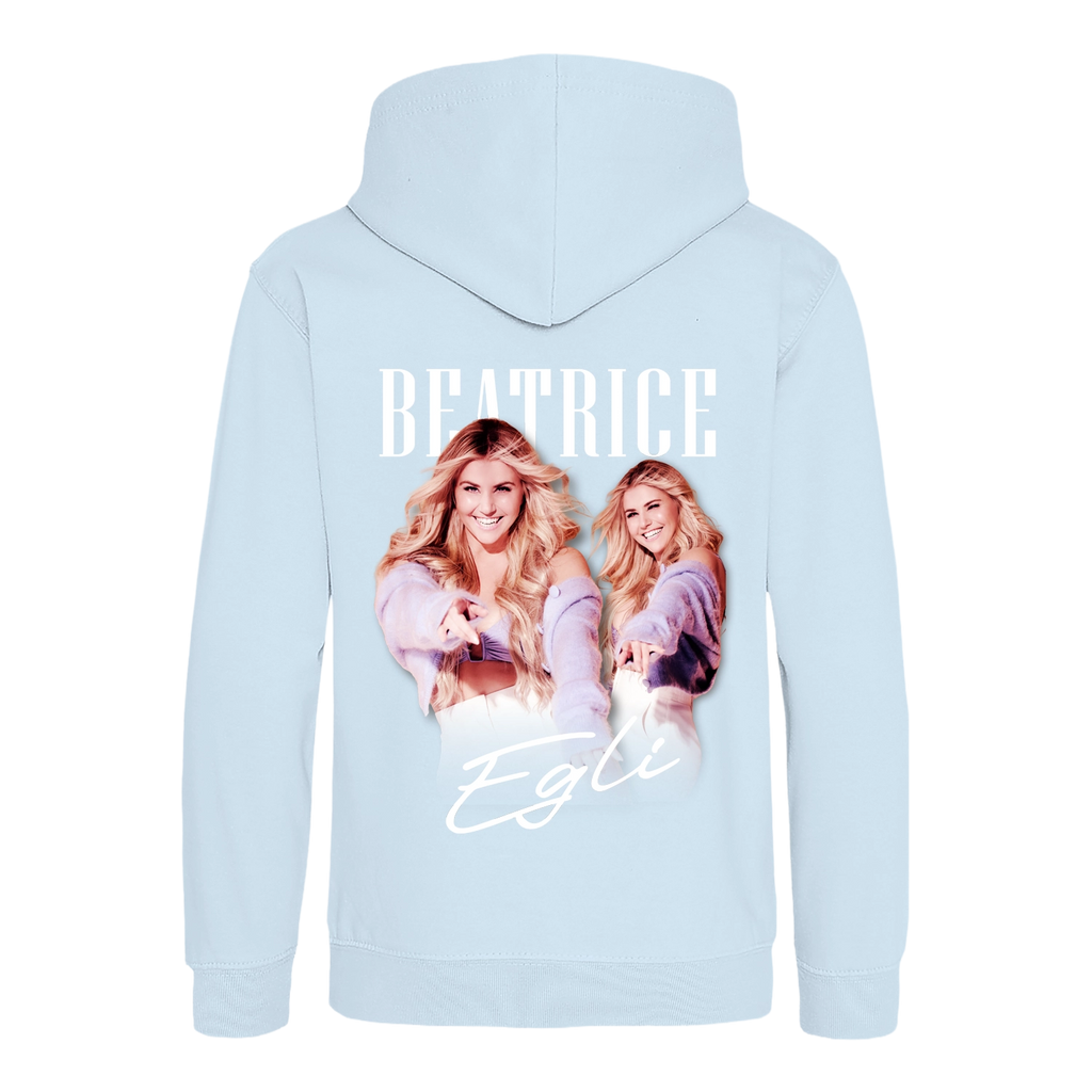 Kids Hoodie "Collage I" Sky Blue