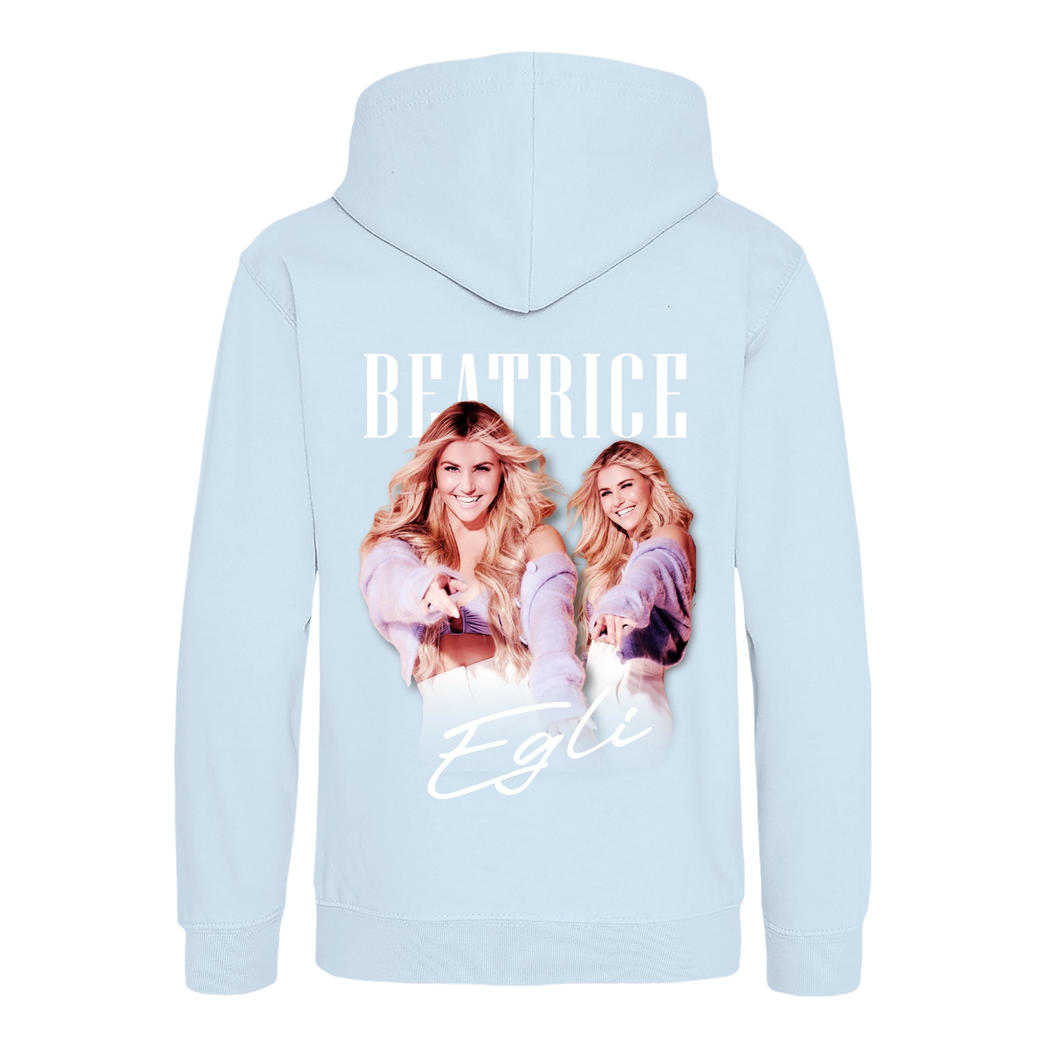 Kids Hoodie "Collage I" Sky Blue