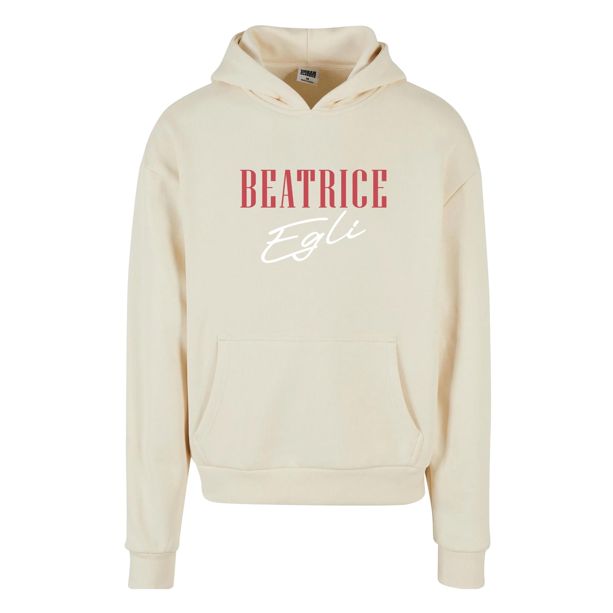 Hoodie "Collage II" Sand