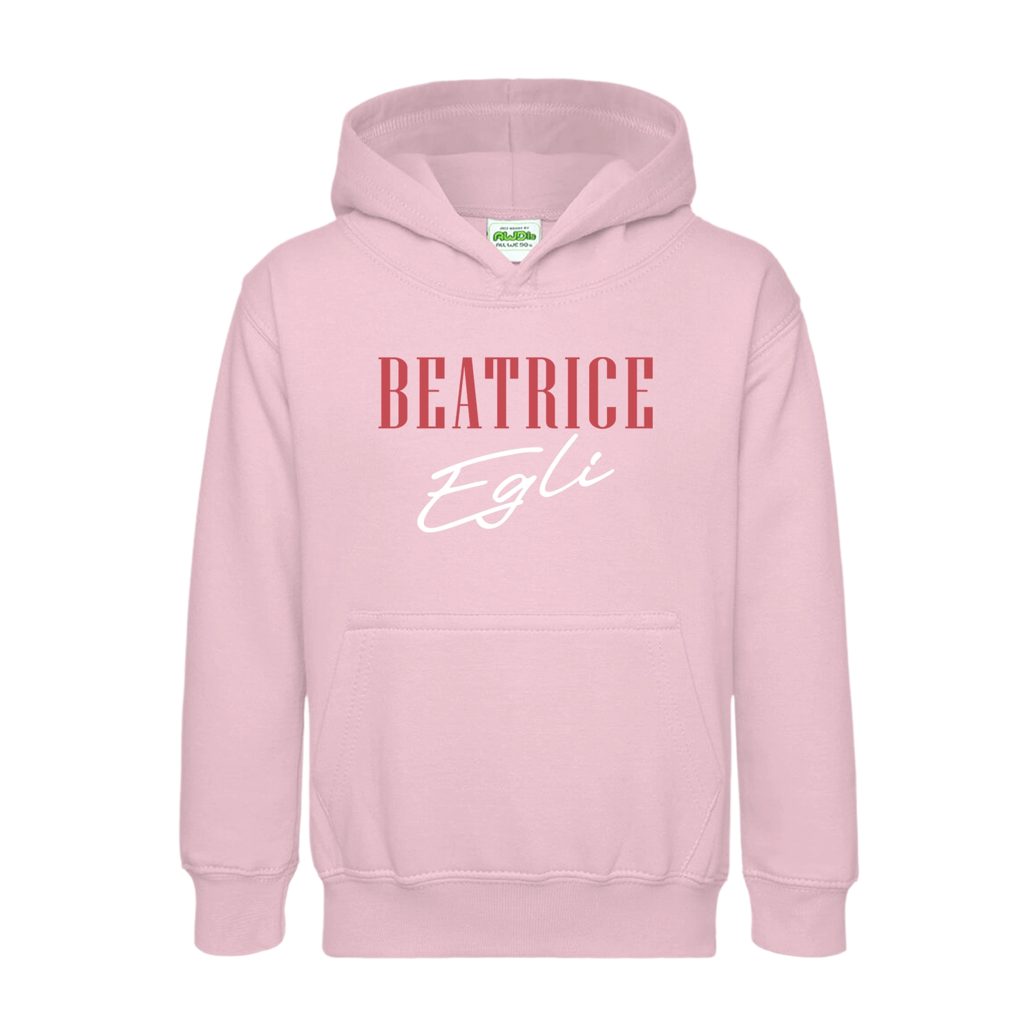 Kids Hoodie "Collage II" Baby Pink