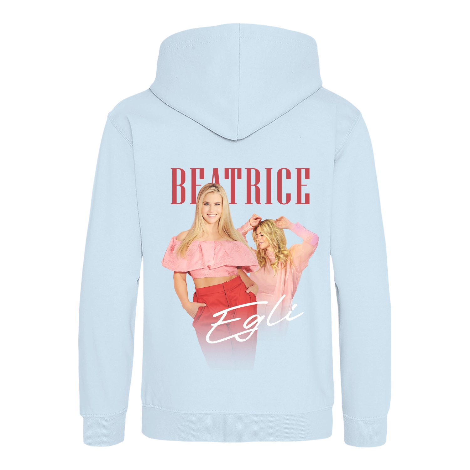 Kids Hoodie "Collage II" Sky Blue