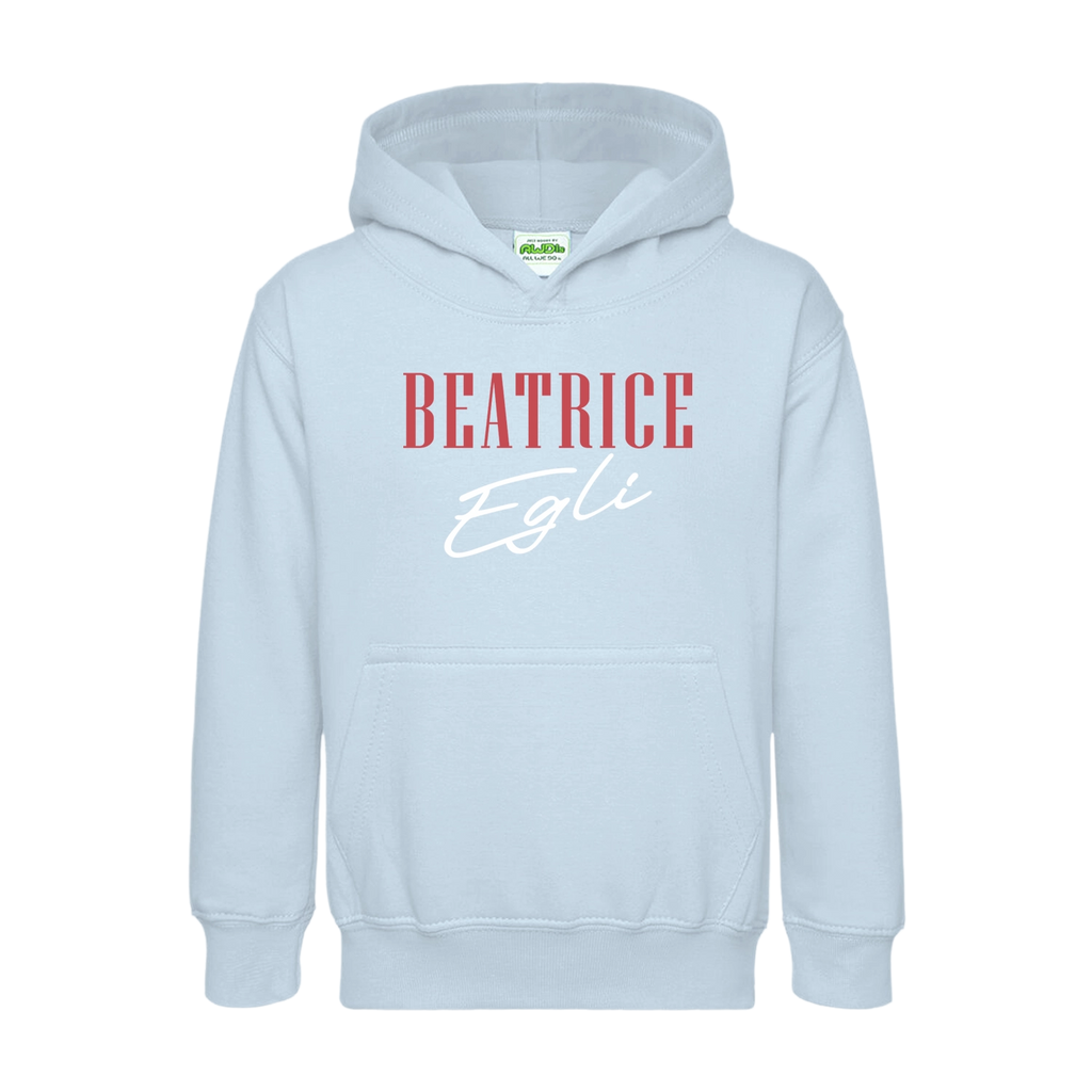 Kids Hoodie "Collage II" Sky Blue