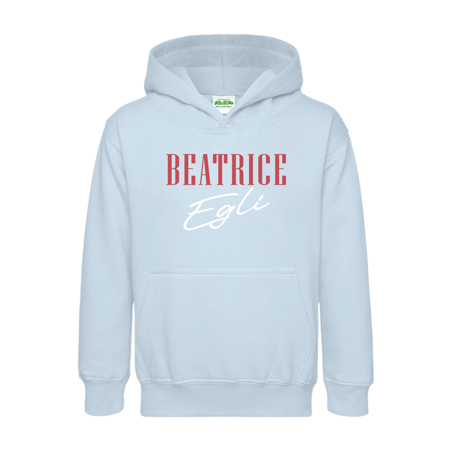 Kids Hoodie "Collage II" Sky Blue