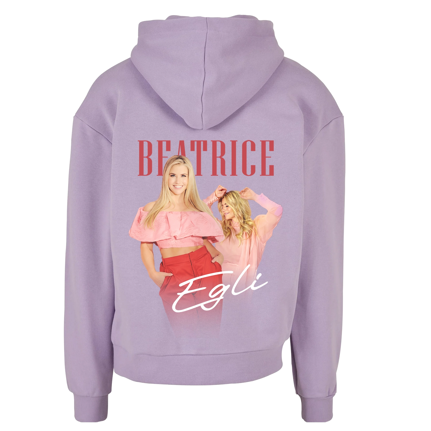 Hoodie "Collage II" Lilac