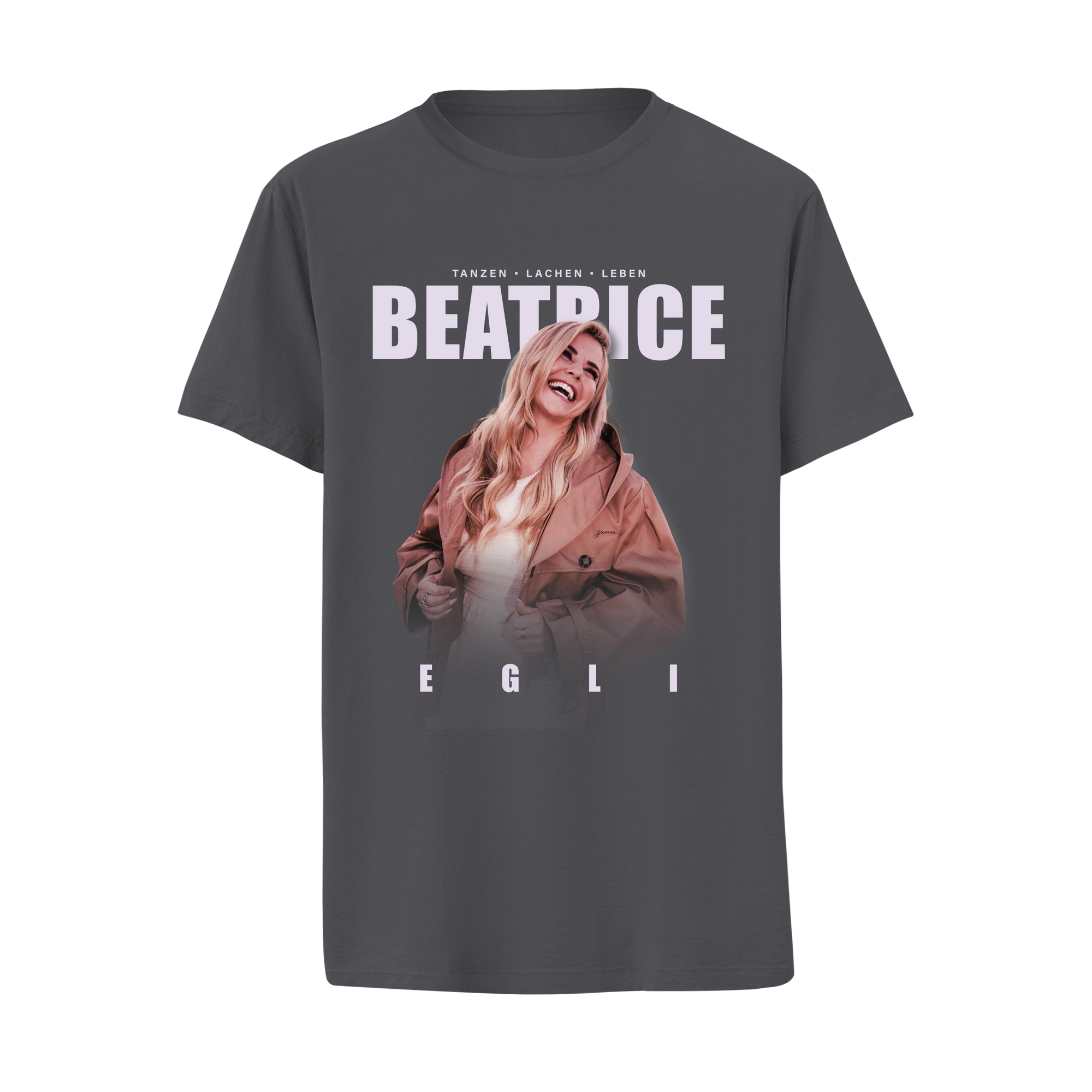 T-Shirt "Smile I" Dark Grey