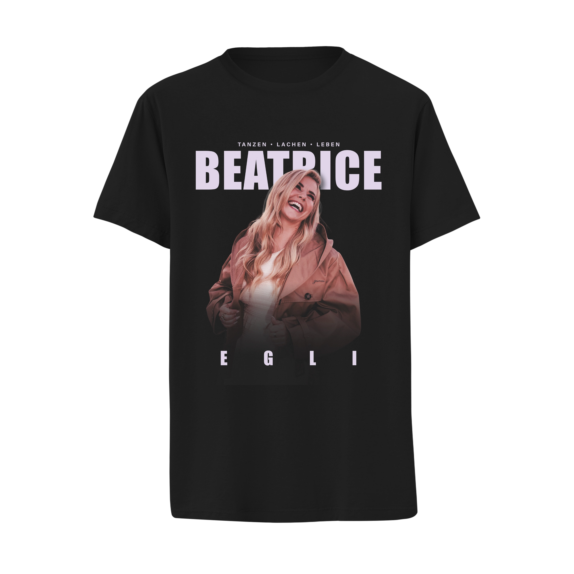 T-Shirt "Smile I" Schwarz