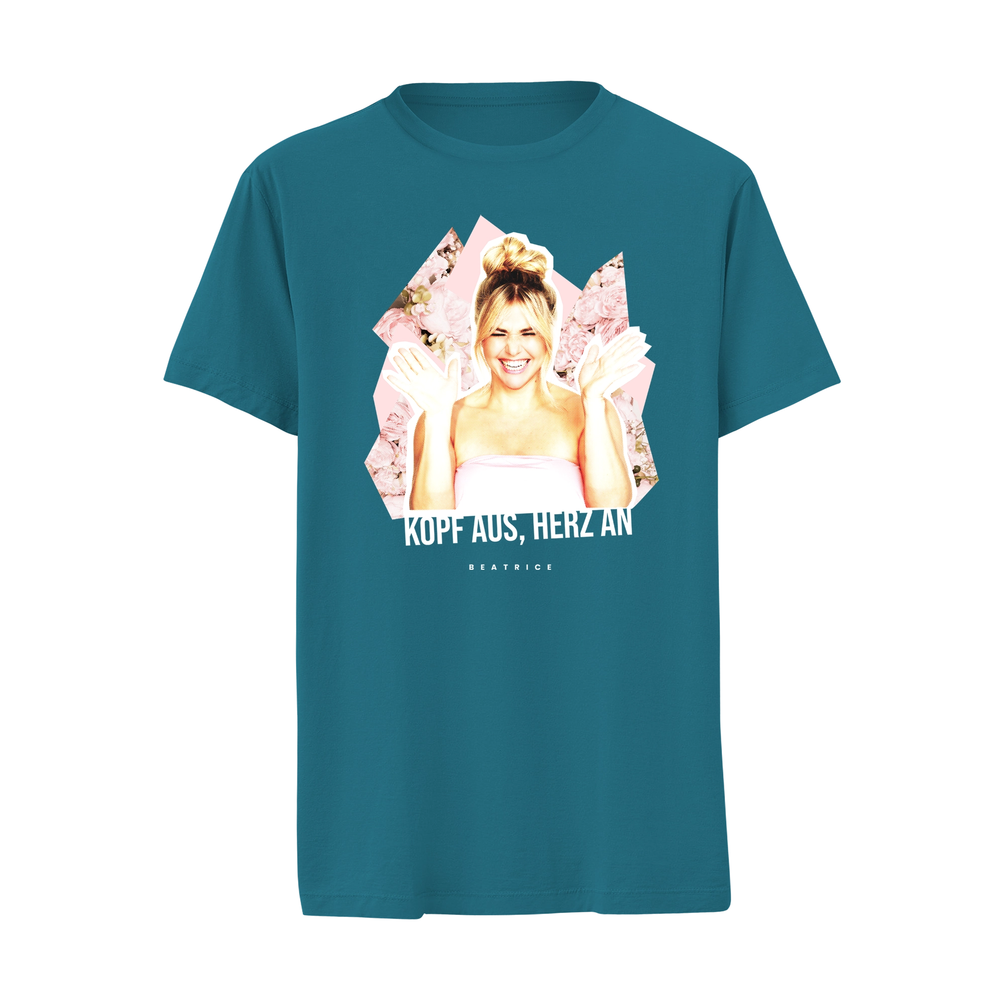 T-Shirt "Roses" Diva Blue