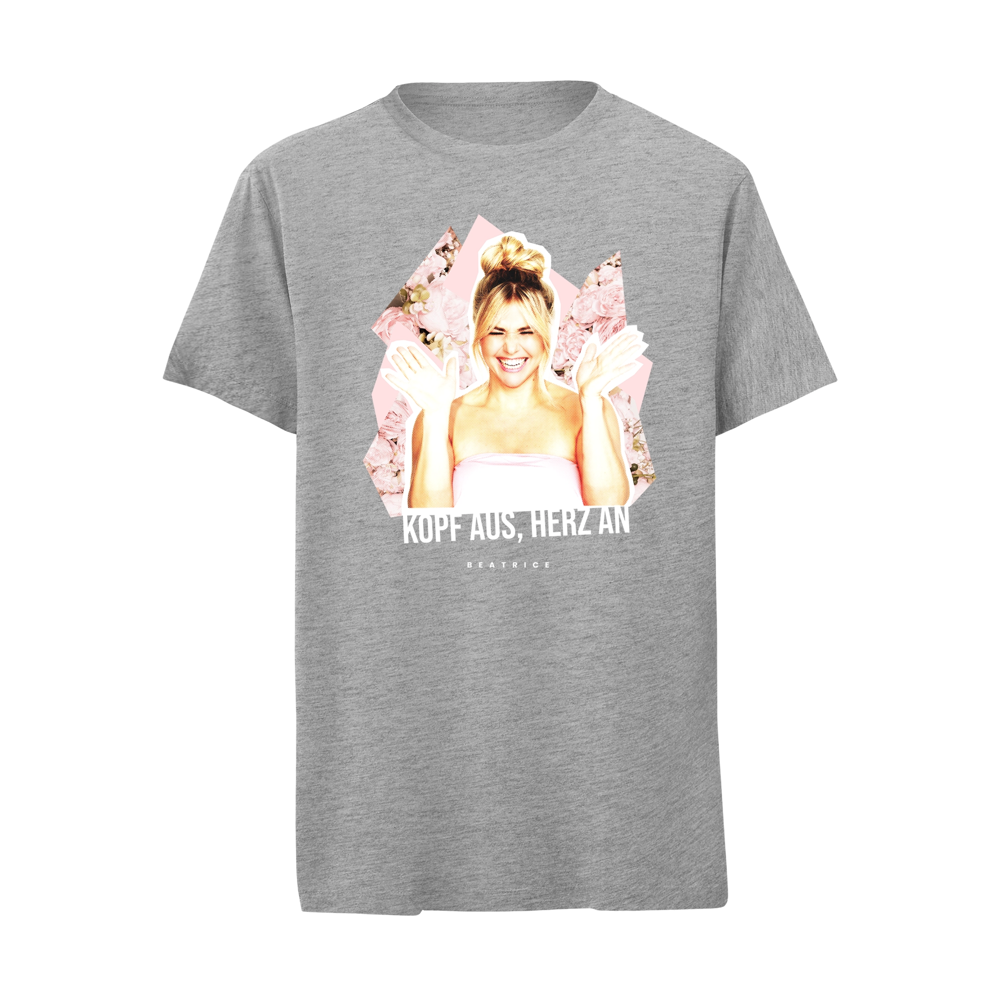 T-Shirt "Roses" Sport Grey