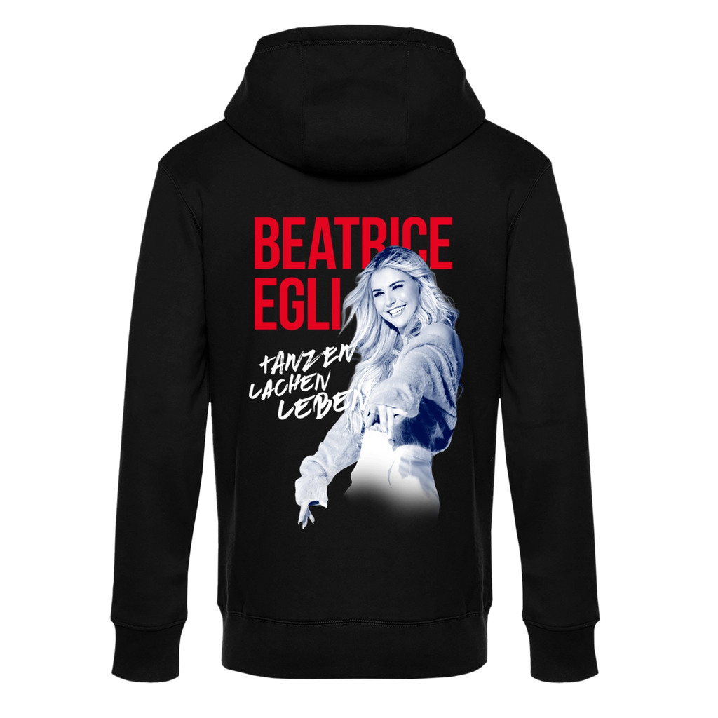 Hoodie  „Die Tournee 2026 – TANZEN LACHEN LEBEN“ in Schwarz