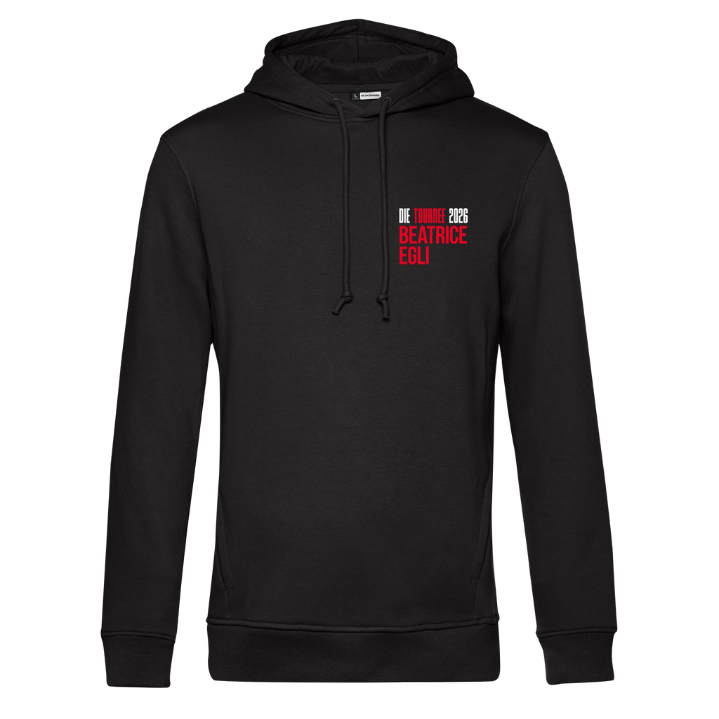 Hoodie  „Die Tournee 2026 – TANZEN LACHEN LEBEN“ in Schwarz